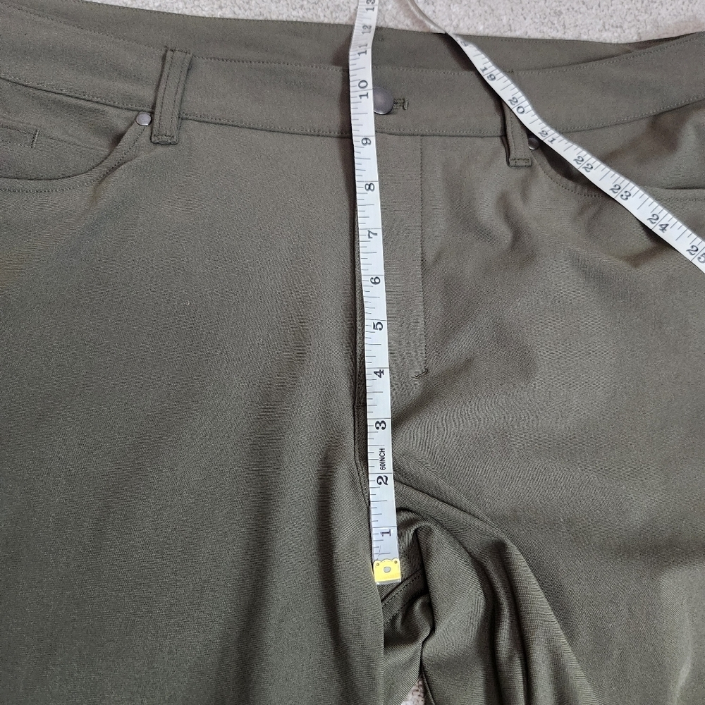 Lululemon ABC Men's Pants Classic 30" *Warpstreme Dark Olive Green Work Office - Picture 7 of 13